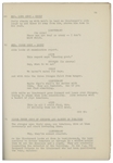 Moe Howard's 35pp. Script Dated March 1936 for The Three Stooges Film ''Half-Shot Shooters'' -- Very Good Plus Condition